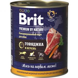Корм для собак Brit Premium by Nature, 850 г