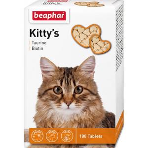 Витамины для кошек Beaphar Kitty`s Mix, таурин, биотин, протеин, сыр, 180 шт.