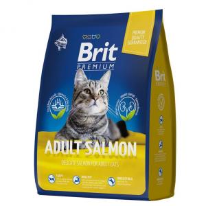 Корм для кошек Brit Premium Cat Adult, 400 г, лосось