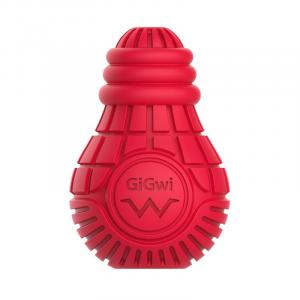 Игрушка для собак GiGwi  BULB RUBBER, размер 5x10x5см., красный