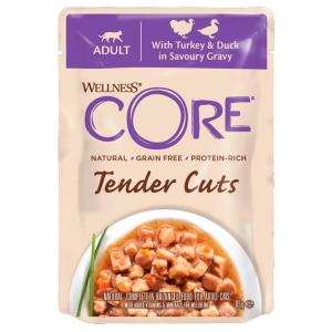 Корм для кошек Core  Tender Cuts, 85 г, Индейка и утка