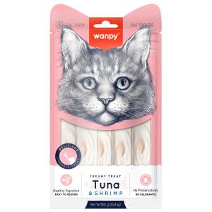 Лакомство   для кошек Wanpy Cat, 350 г, тунец и креветка, 25 шт.