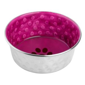 Миска для животных Mr.Kranch Candy, размер 2, 2.7 л, пурпурная