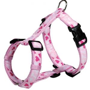 Шлейка для собак Trixie H Rose Heart XS, розовый