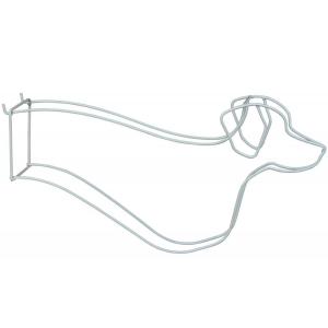 Вешалка для одежды собак Trixie Display for Dog Clothes, размер 8×27×50см., серый