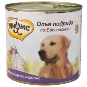 Консервы для собак Мнямс Олья Подрида, 650 г, мясо, овощи