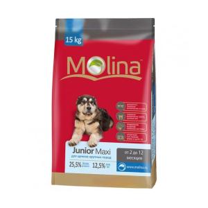 Корм для щенков Molina Junior Maxi, 15 кг, птица