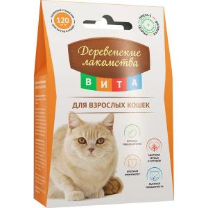 Лакомство для кошек Деревенские лакомства Вита, 120 шт