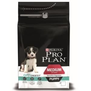 Корм для щенков Pro Plan Puppy Medium Sensitive Digestion, 3 кг, ягненок