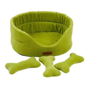 Лежак для собак и кошек Katsu Yohanka Sun XS, размер 40х35х16см., зеленый