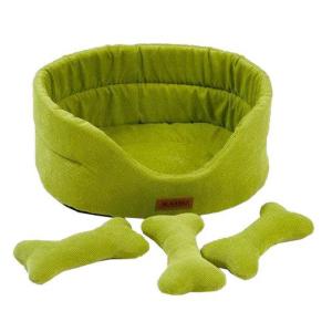 Лежак для собак и кошек Katsu Yohanka Sun M, размер 52х46х19см., зеленый