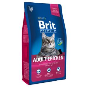 Корм для кошек Brit Premium Cat Adult Chicken, 800 г, курица и печень