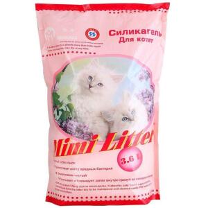 Наполнитель для котят Mimi Litter Розовые гранулы, 1.81 кг, 3.6 л