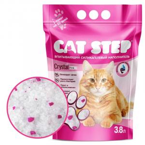 Наполнитель для кошачьего туалета Cat Step Crystal Pink, 1.81 кг, 3.8 л