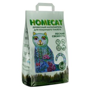 Наполнитель для кошачьих туалетов Homecat 2218564, 12 кг, 40 л