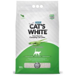 Наполнитель для кошачьего туалета CAT"S WHITE Aloe Vera , 8.5 кг, 10 л