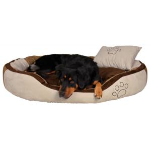 Лежак для собак Trixie Bonzo M, размер 80х65см., коричневый / бежевый