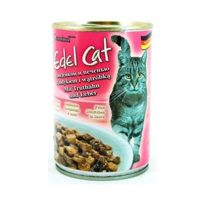 Корм для кошек Edel Cat, 400 г, индейка и печень