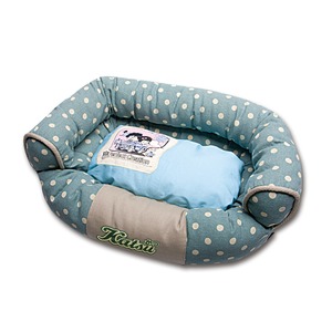 Лежак для собак Katsu Fusion, размер 75х50х20см., голубой
