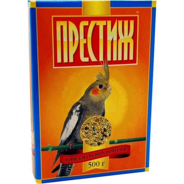 Корм для попугаев Престиж, 500 г - Интернет зоомагазин MyPet-Online.ru