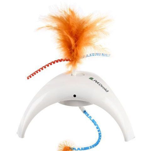 Игрушка для кошек GiGwi Feather Spinner, размер 18х18х18см.