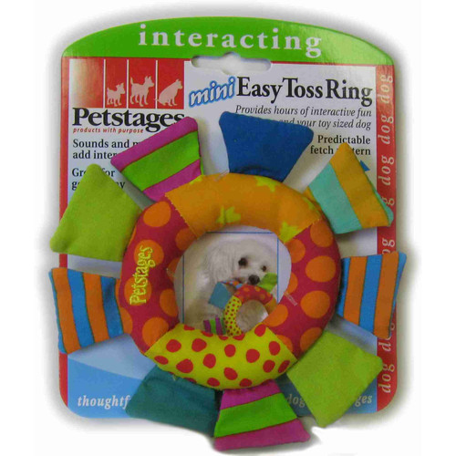 Игрушка для собак Petstages Mini Easy Toss Ring, размер 13см.