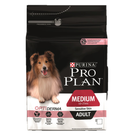 Корм для собак Pro Plan Adult Medium Sensitive Skin, 7 кг, лосось