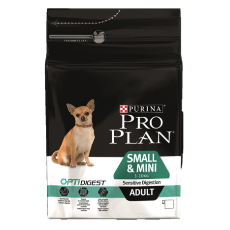 Корм для собак Pro Plan Adult Small&Mini Sensitive Digestion, 3 кг, ягненок