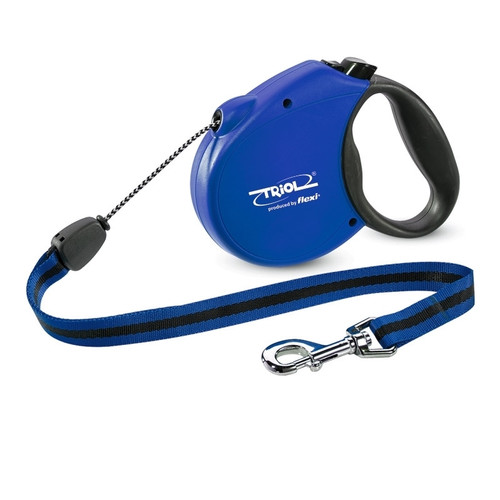 Поводок-рулетка для собак Triol by Flexi Standard Soft Blue S, синий