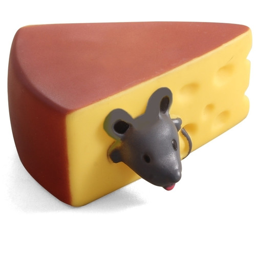 Игрушка для собак Triol Мышка в сыре, размер 10х8х5см.
