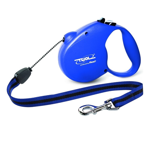 Поводок-рулетка для собак Triol by Flexi Standard Blue S, синий