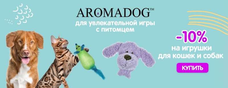 Сезон  на игрушки с запахом для собак